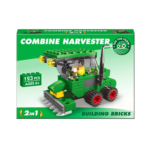 Combine Harvester Building Bricks (123pcs)