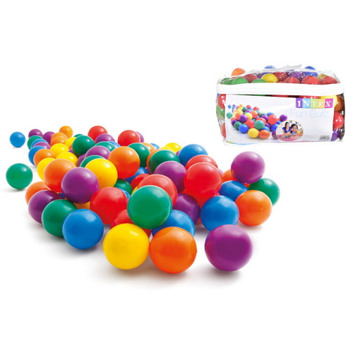 Intex Small Fun Ballz 100 Multi-Coloured Plastic Balls