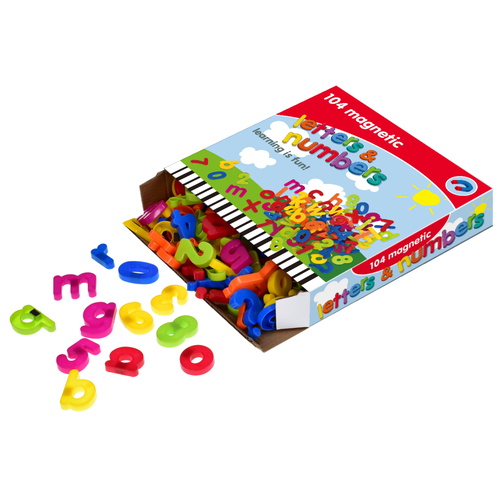 104pc Magnetic Letters & Numbers