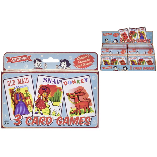 Old Maid, Snap, Donkey Playing Card Games