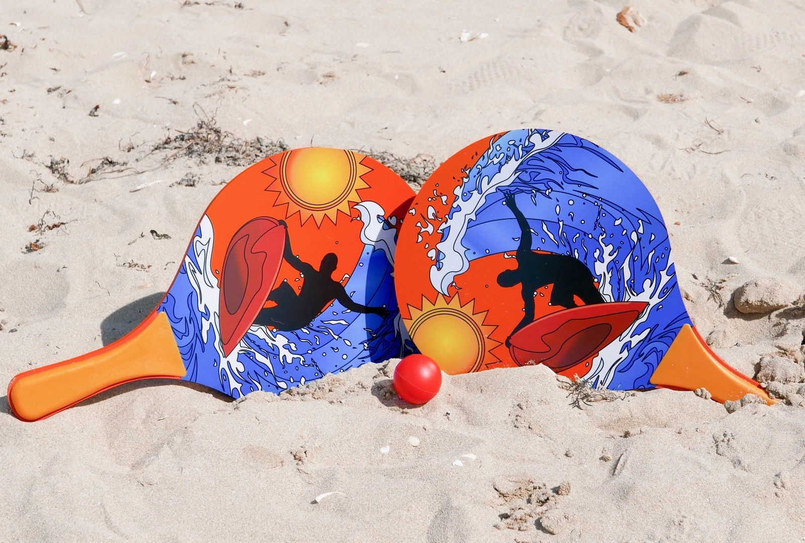 Wooden Neon Beach Bats and Ball Buy Kids Toys Online at ihartTOYS