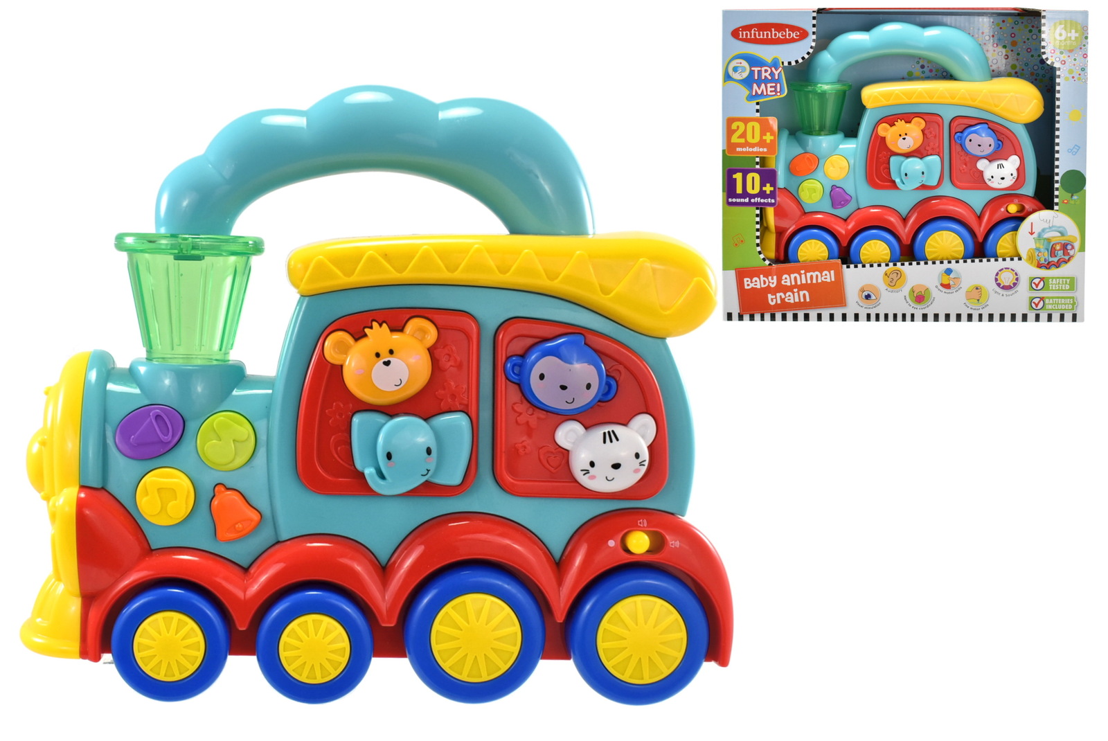 Infunbebe Baby Animal Train | Buy Toys Online at 