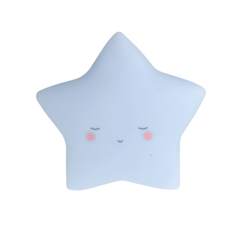 Little Dreams Little Star Night Light in Baby Blue