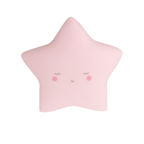 Little Dreams Little Star Night Light in Baby Pink