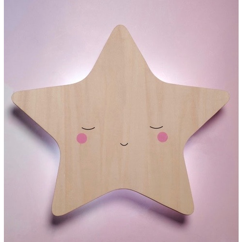 Little Dreams Silhouette Star Wall Light