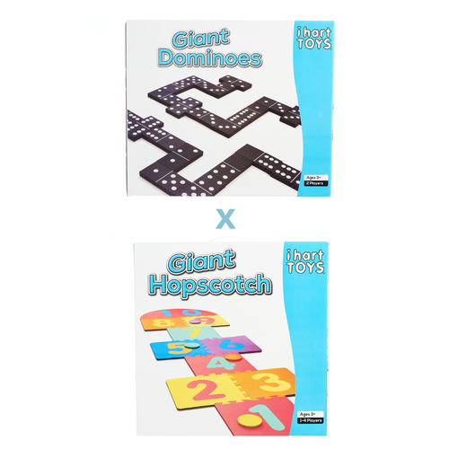 Giant Dominoes and Hopscotch Bundle Pack