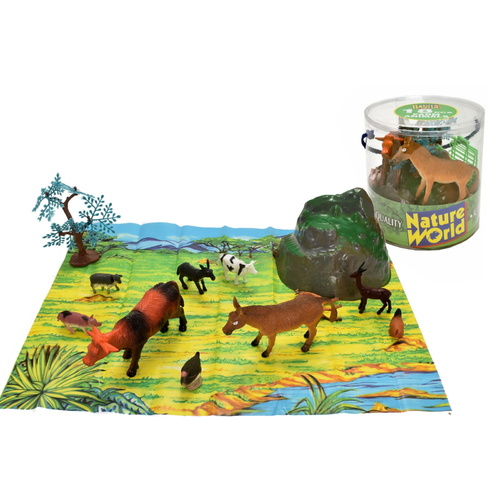 Farm Animals Set (18pcs)