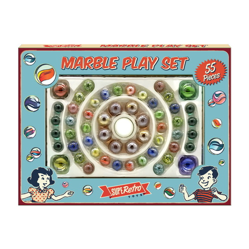 Retro Marble Play Set (55pcs)