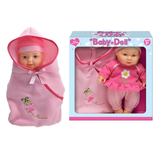 Baby Doll With Sleep Bag & Accessories