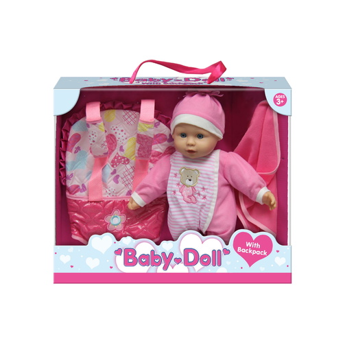 Baby Doll With Backpack