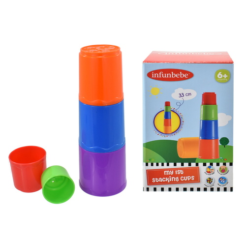 Infunbebe My First Stacking Cups Activity Playset