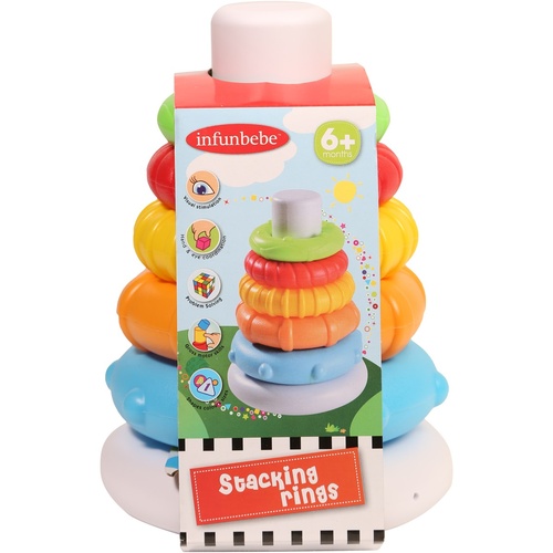 Infunbebe My First Stacking Rings Activity Playset