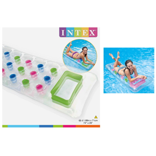 Intex 18-Pocket Suntanner Mat 1.88m x 71cm