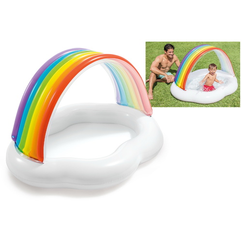 Intex Rainbow Cloud Baby Pool (1.42m x 1.19m x 84cm)