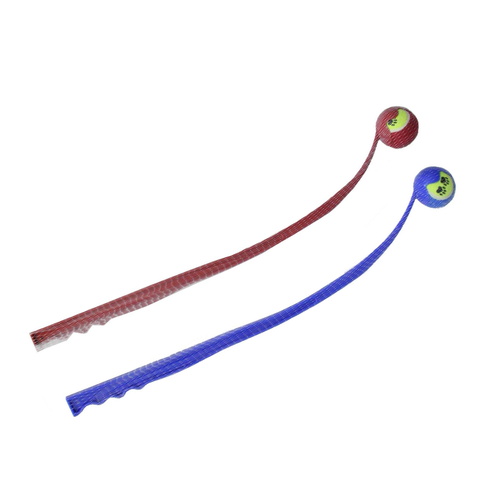 Dog Ball Thrower with Paw Print Ball