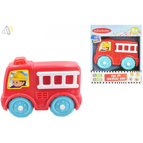 Infunbebe My 1st Musical Toy Fire Engine