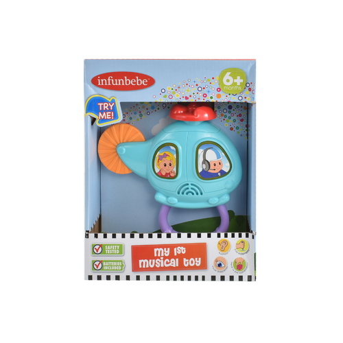 Infunbebe My 1st Musical Toy Helicopter