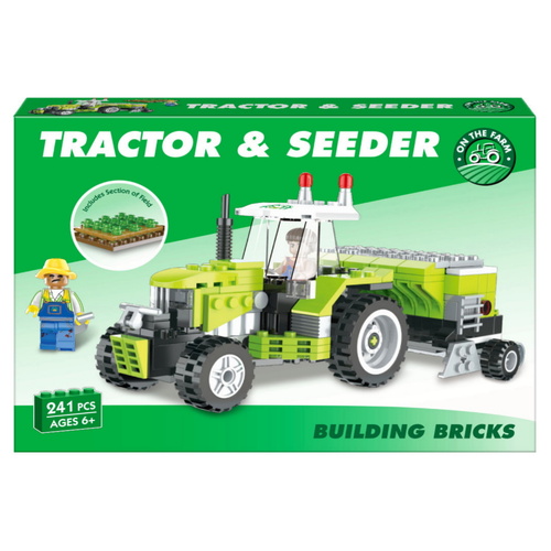 Tractor & Seeder Building Bricks (259pcs)
