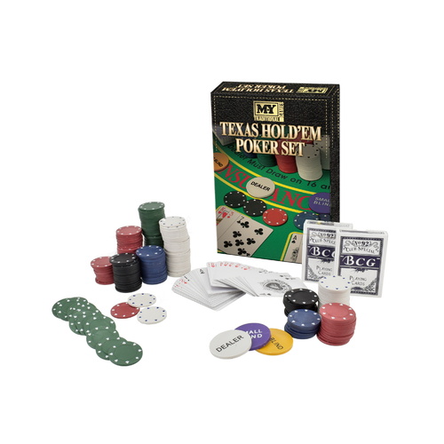 Texas Hold'Em Poker & Blackjack Set