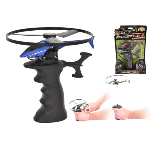 Pull String Helicopter Launcher