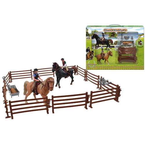 Horse & Rider 2 piece playset