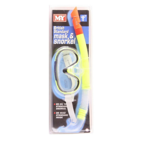 Mask and Snorkel Set in Yellow