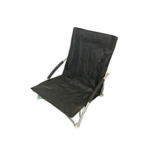 Outdoor Chair with Foam Arms in Black