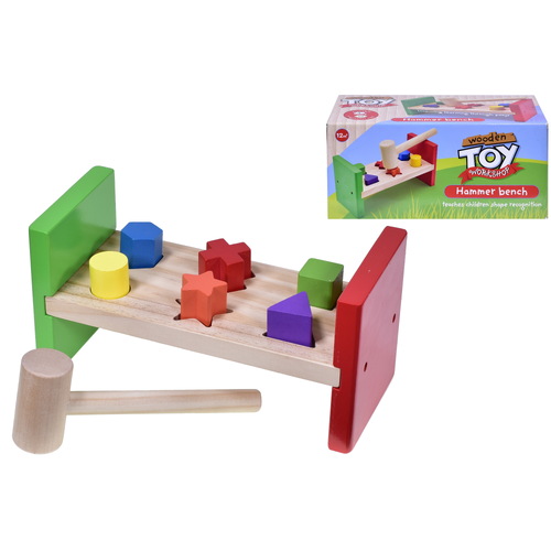 Wooden Hammer Bench Playset