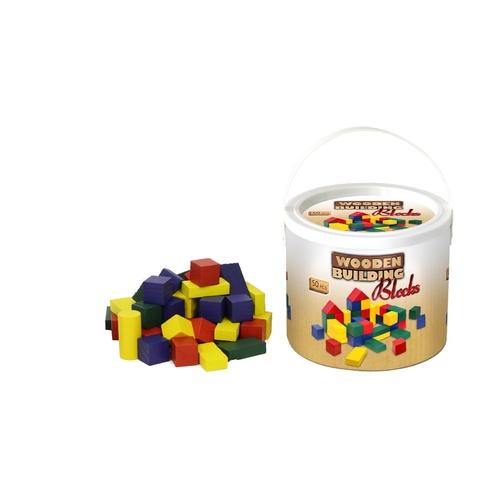 Wooden Building Blocks (50 pcs)