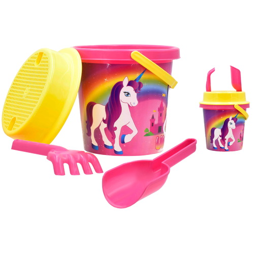 17cm Unicorn Mid Size Bucket Set