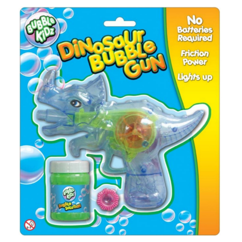 Light Up Dinosaur Bubble Gun