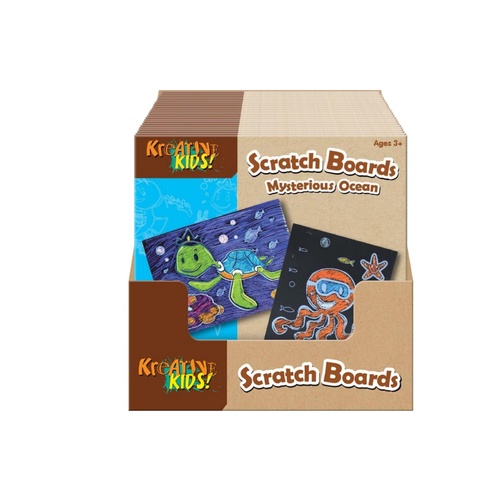 Mysterious Ocean Scratch Boards