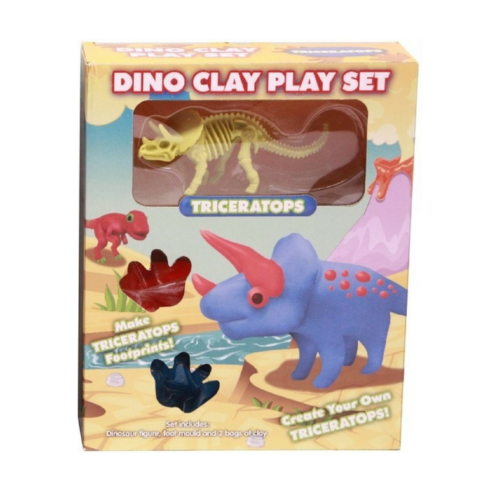 Dino Clay Play Set Triceratops