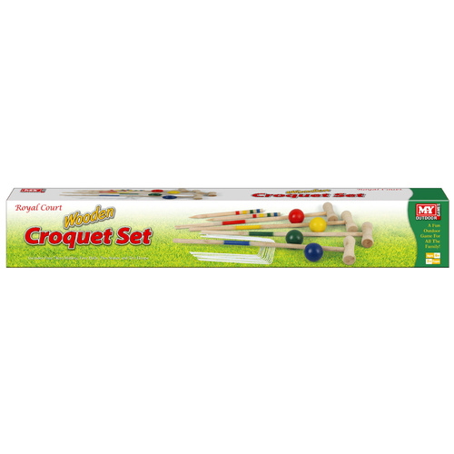 Wooden Croquet Set