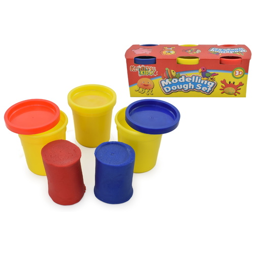 3 Pack Modelling Dough Tubs