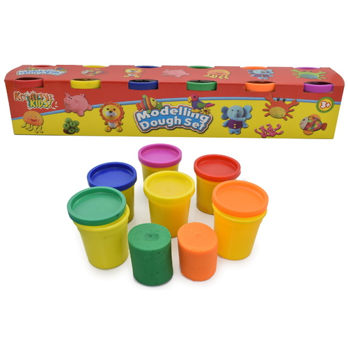 6 Pack Modelling Dough Tubs