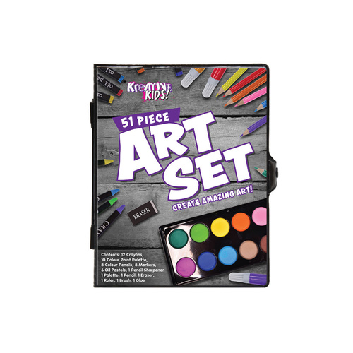 Art Set in Colour Case (51 pieces)