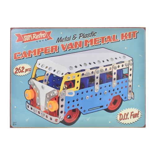 Retro Camper Van Metal Kit