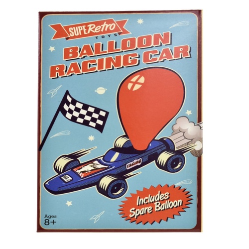 Retro Balloon Powered Racing Car