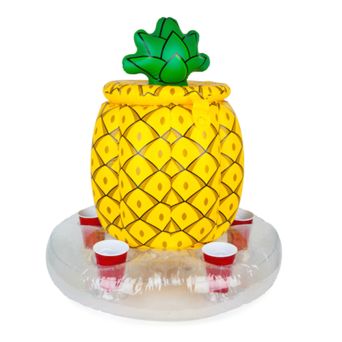 Floating Pineapple Inflatable Cooler